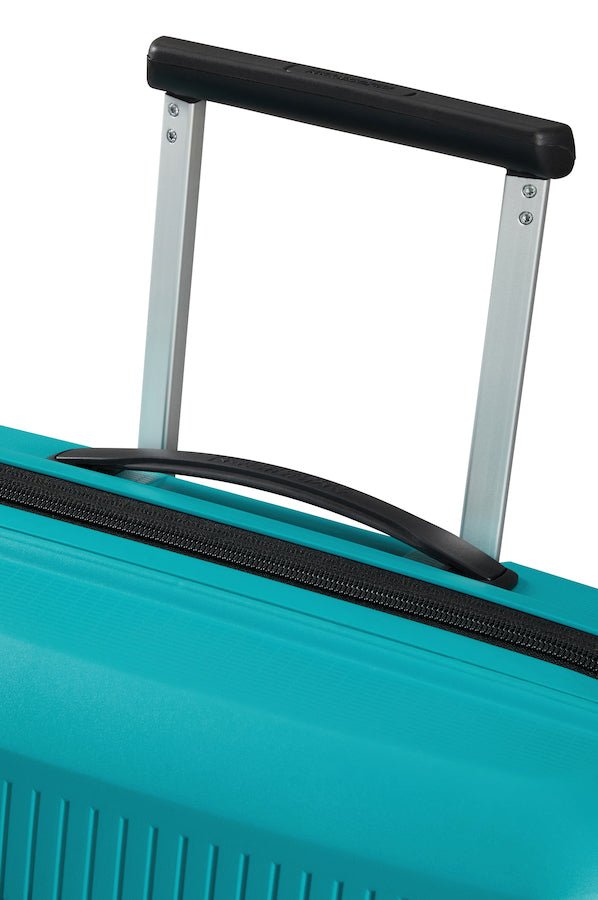 American Tourister Aerostep Expandable 55cm Cabin Spinner | Turquoise Tonic - KaryKase