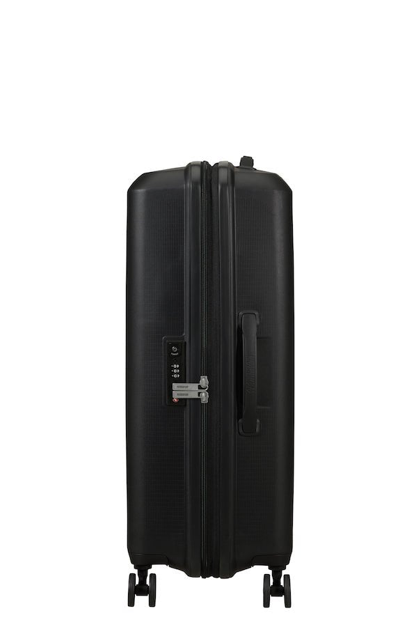 American Tourister Aerostep Expandable 67cm Medium Spinner | Black - KaryKase