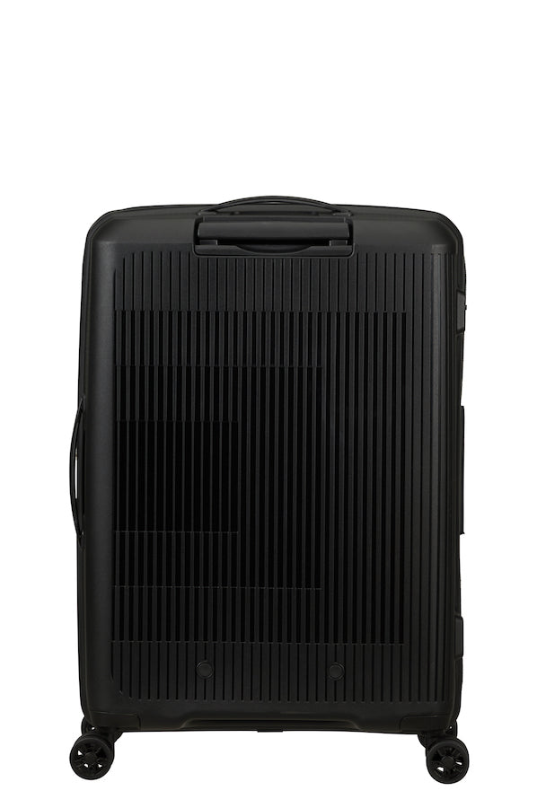 American Tourister Aerostep Expandable 67cm Medium Spinner | Black - KaryKase