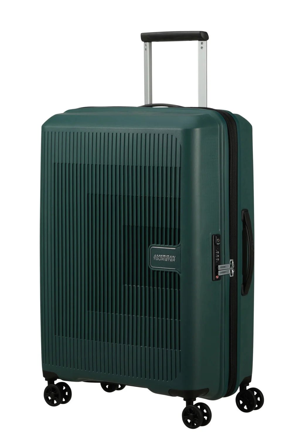 American Tourister Aerostep Expandable 67cm Medium Spinner | Dark Forest - KaryKase