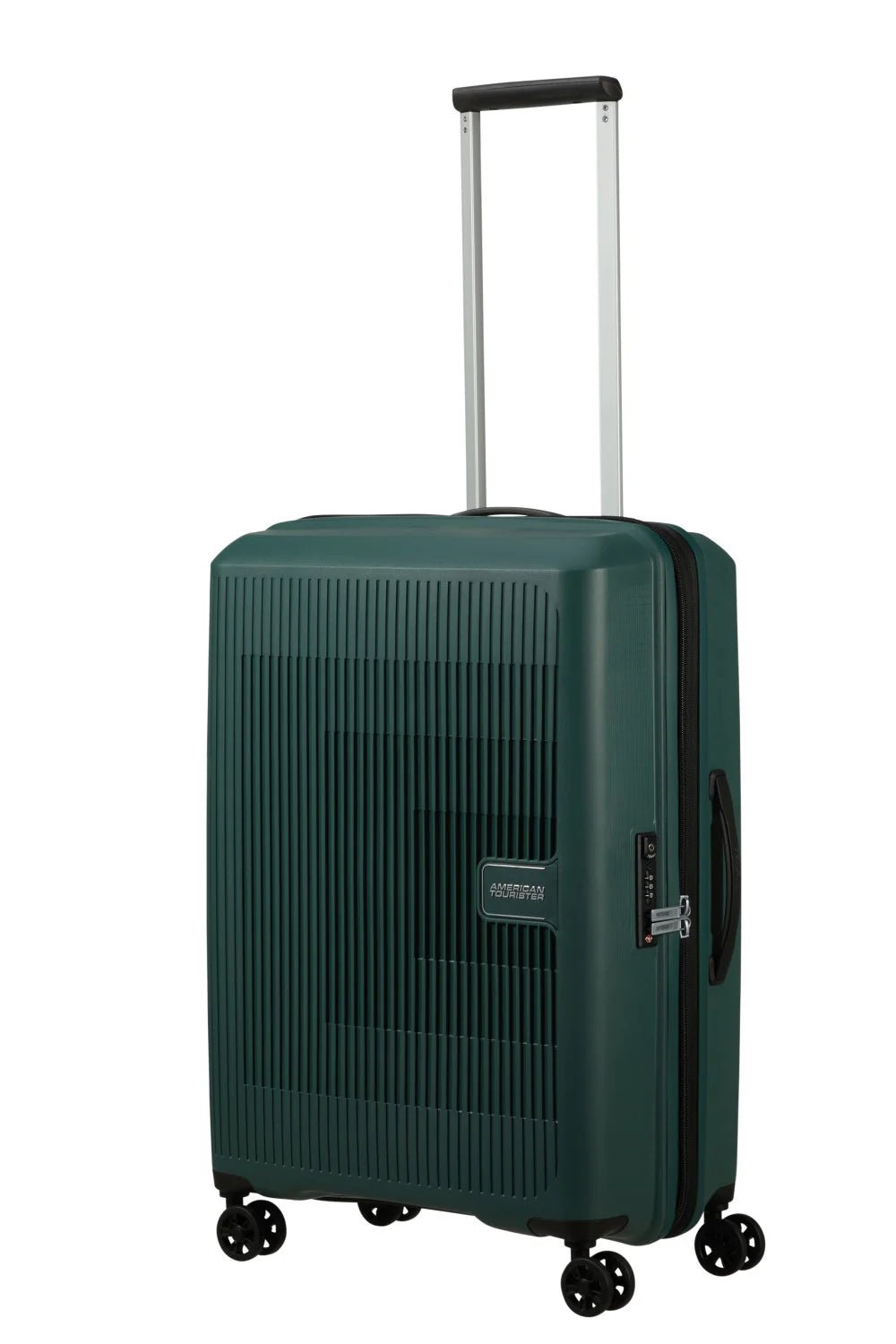 American Tourister Aerostep Expandable 67cm Medium Spinner | Dark Forest - KaryKase