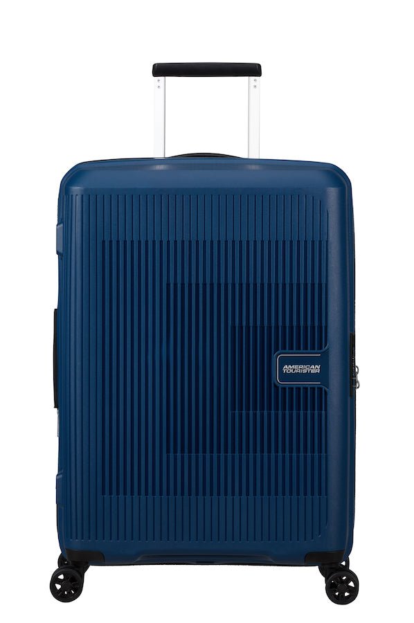 American Tourister Aerostep Expandable 67cm Medium Spinner | Navy - KaryKase