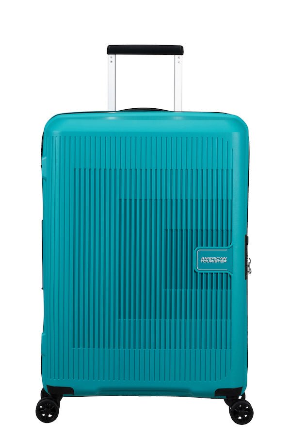 American Tourister Aerostep Expandable 67cm Medium Spinner | Turquoise Tonic - KaryKase