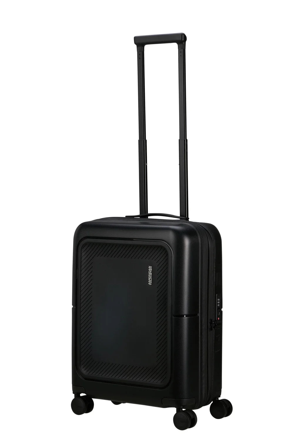 American Tourister Dashpop 55cm Cabin Spinner - Expandable | True Black - KaryKase