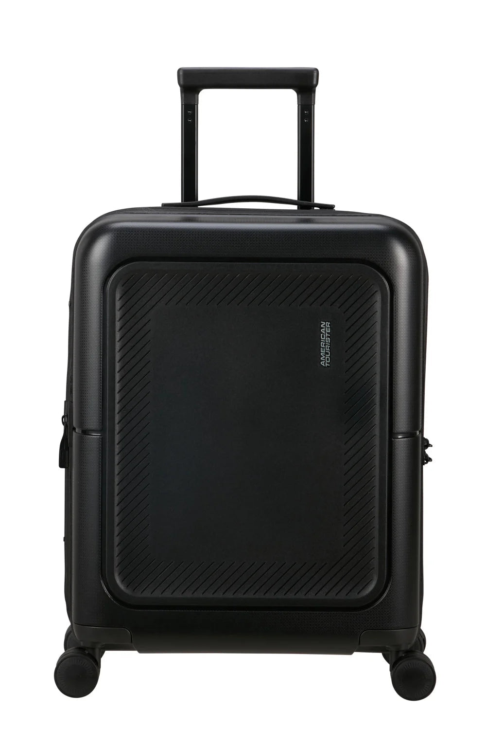 American Tourister Dashpop 55cm Cabin Spinner - Expandable | True Black - KaryKase