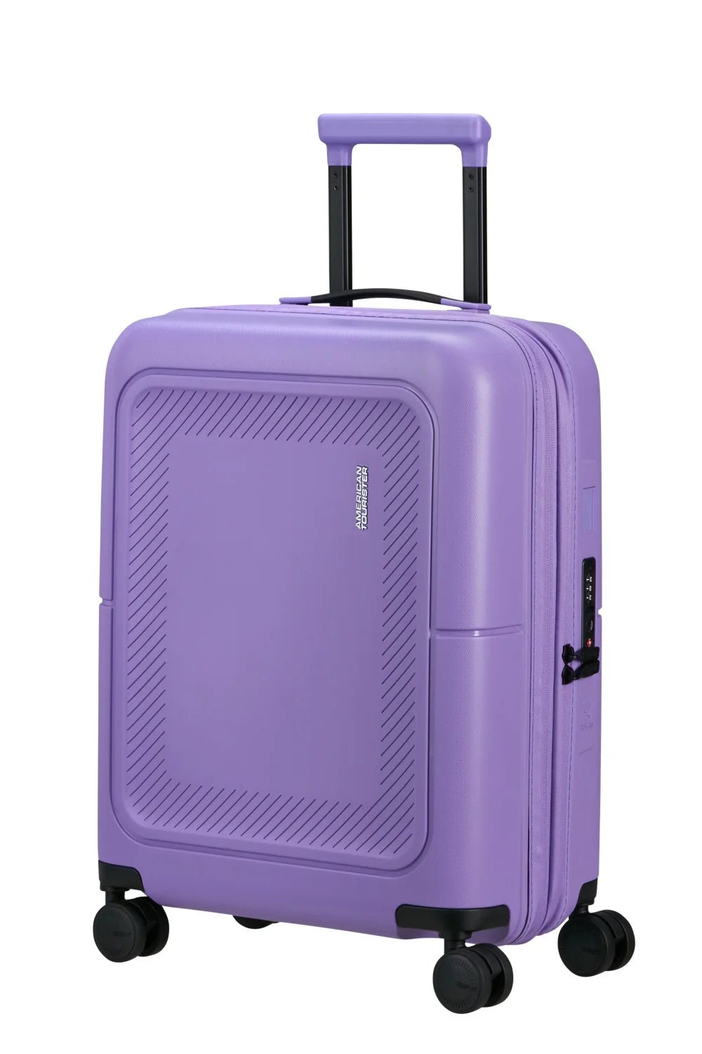 American Tourister Dashpop 55cm Cabin Spinner - Expandable | Violet Purple - KaryKase