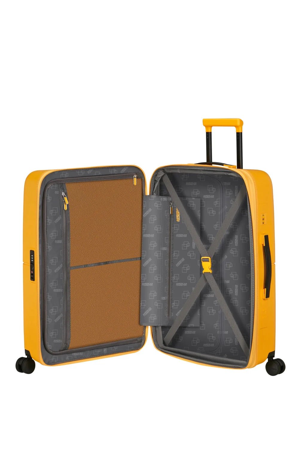 American Tourister Dashpop 67cm Medium Spinner - Expandable | Golden Yellow - KaryKase