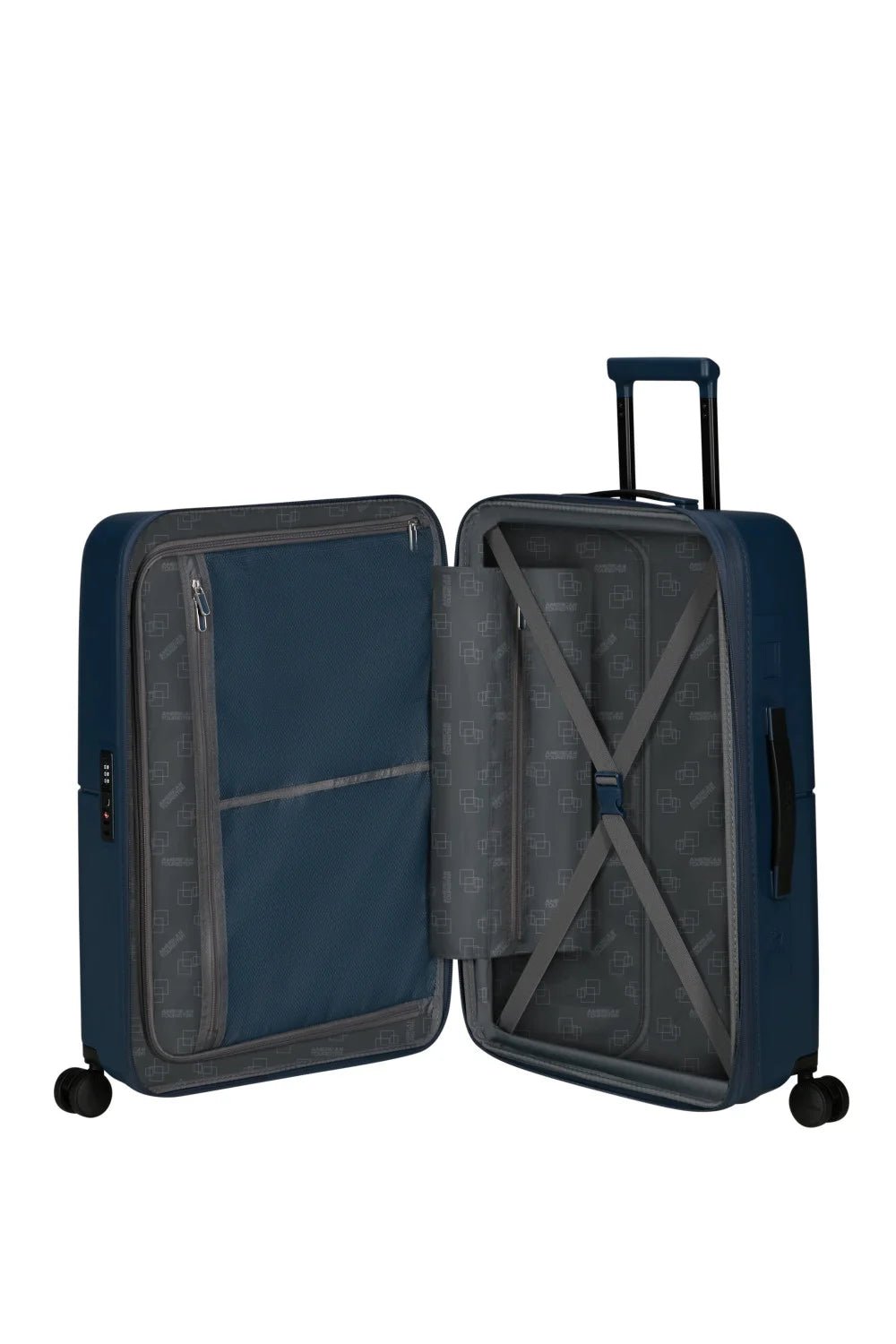 American Tourister Dashpop 67cm Medium Spinner - Expandable | Midnight Navy - KaryKase