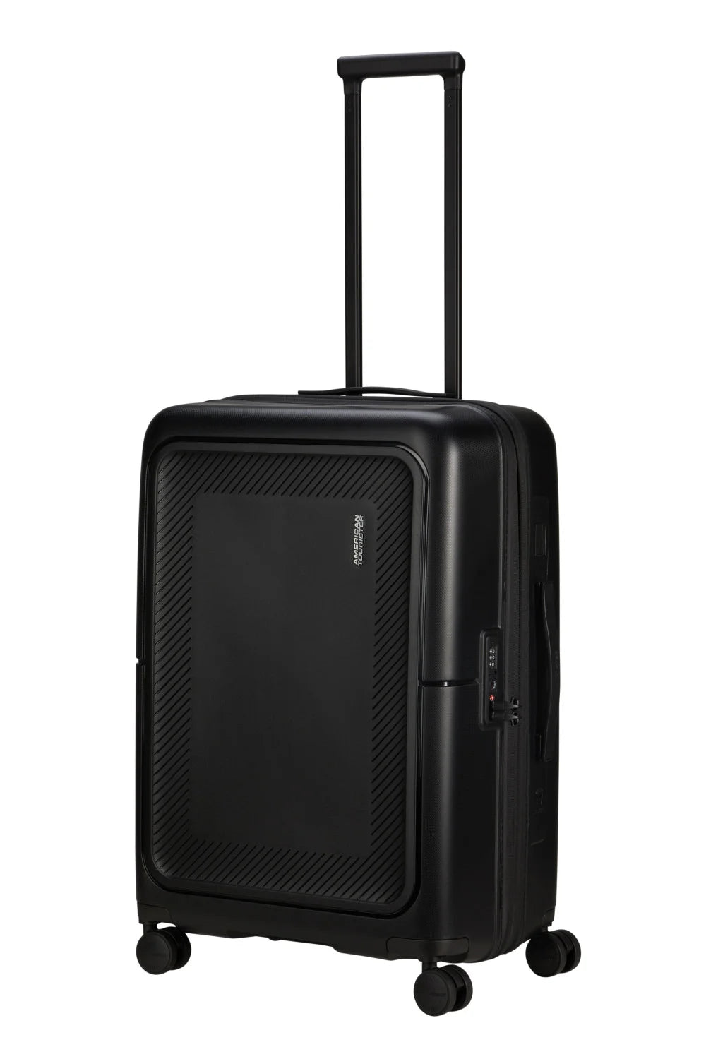 American Tourister Dashpop 67cm Medium Spinner - Expandable | True Black - KaryKase