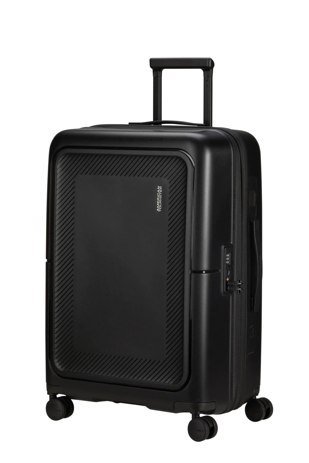 American Tourister Dashpop 67cm Medium Spinner - Expandable | True Black - KaryKase