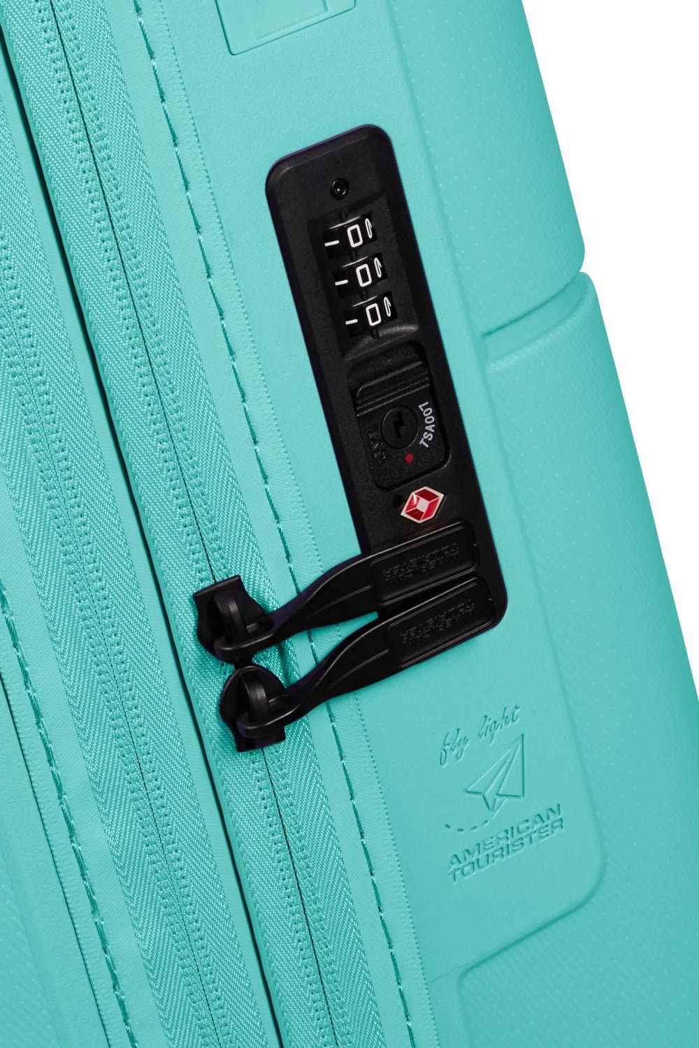 American Tourister Dashpop 77cm Large Spinner - Expandable | Aqua Sky - KaryKase