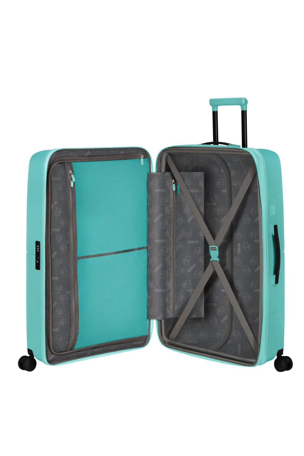 American Tourister Dashpop 77cm Large Spinner - Expandable | Aqua Sky - KaryKase