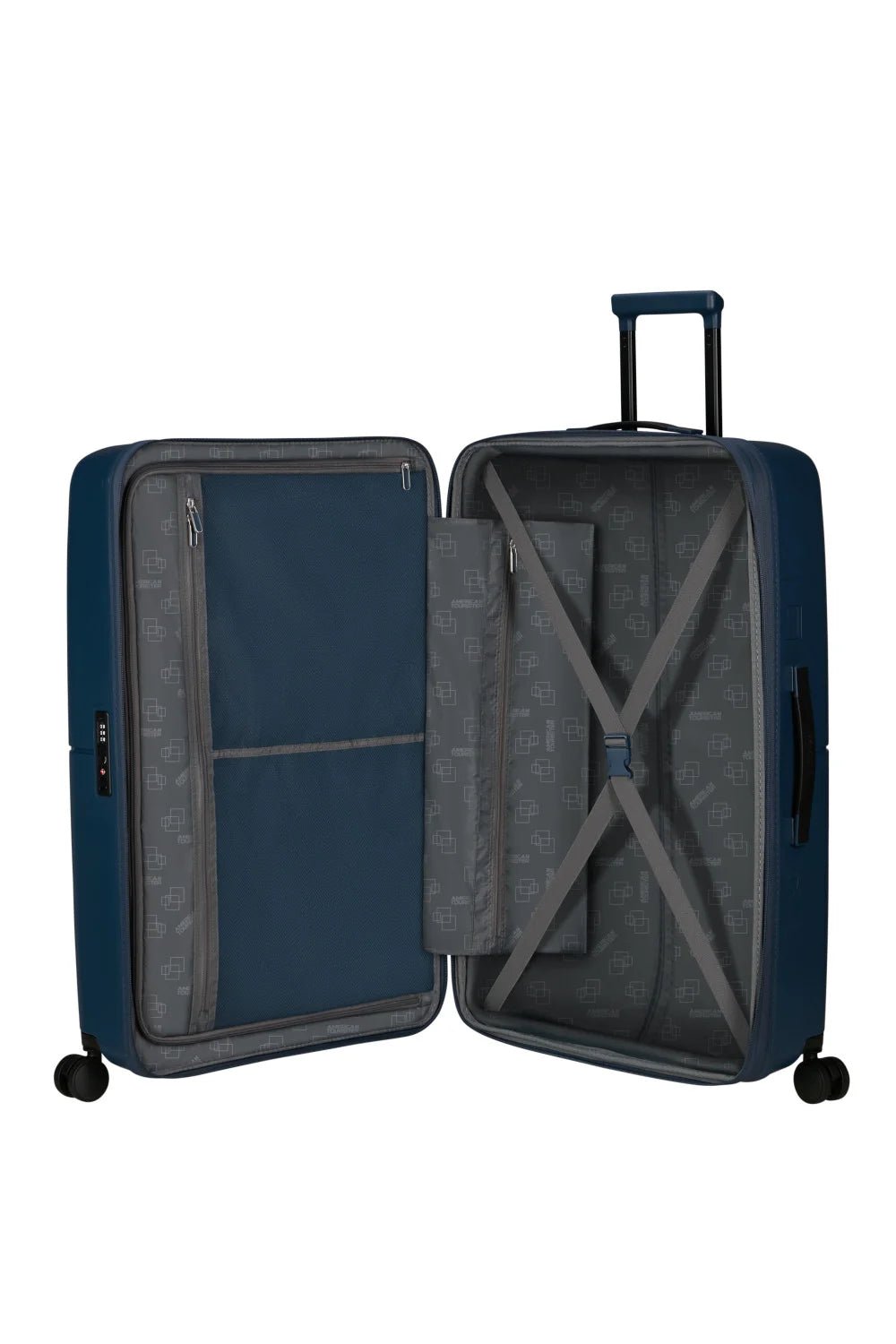 American Tourister Dashpop 77cm Large Spinner - Expandable | Midnight Navy - KaryKase