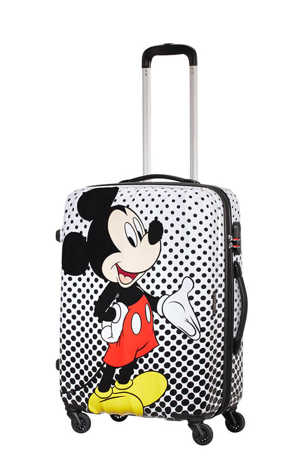 American Tourister Disney Legends 65cm Medium Spinner | Mickey Polka Dot - KaryKase