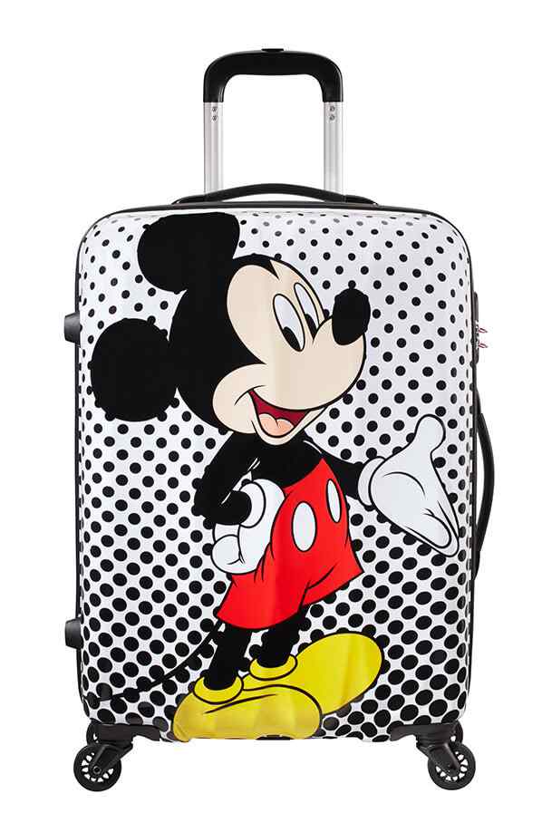 American Tourister Disney Legends 65cm Medium Spinner | Mickey Polka Dot - KaryKase