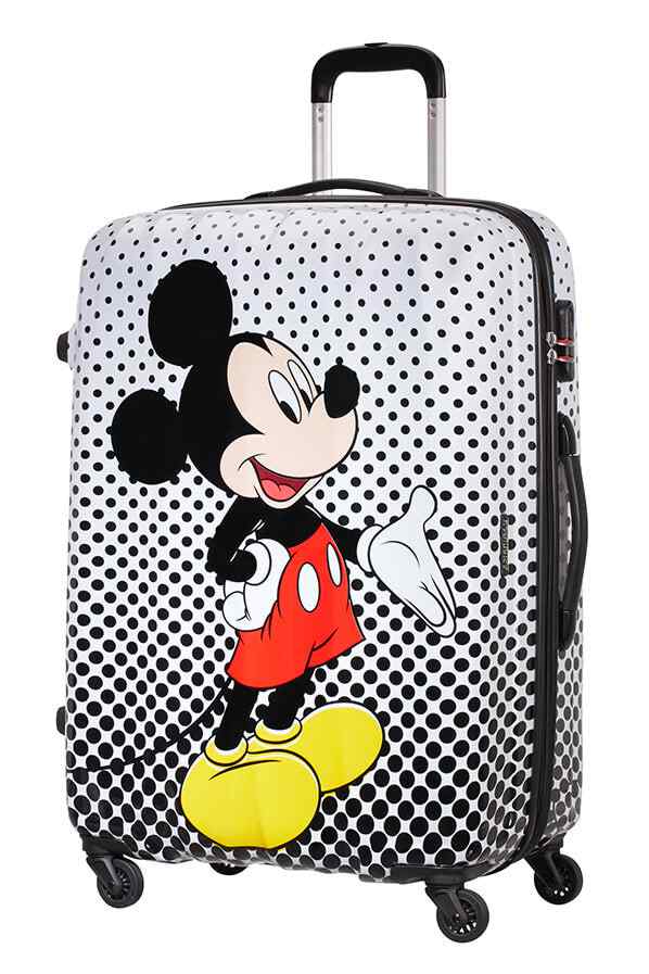 American Tourister Disney Legends 75cm Large Spinner | Mickey Polka Dot - KaryKase