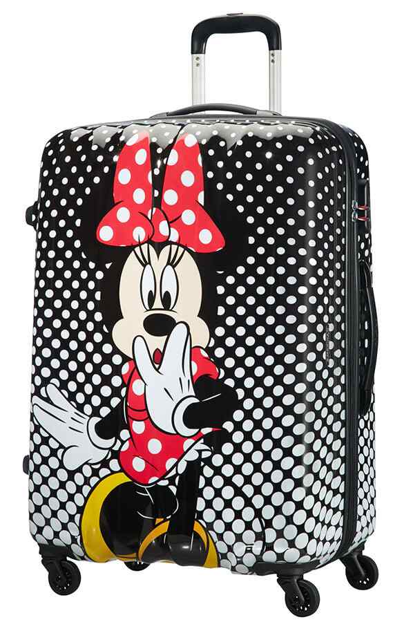 American Tourister Disney Legends 75cm Large Spinner | Minnie Polka Dot - KaryKase