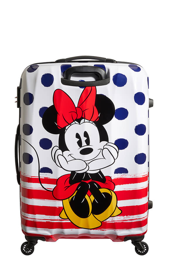 American Tourister Disney Legends Alfatwist 75cm Large Spinner | Minnie Blue Dots - KaryKase