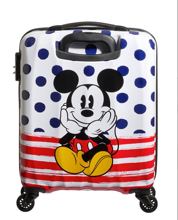 American Tourister Disney Legends Spinner Alfatwist 2.0 55cm Cabin Spinner | Mickey Blue Dots - KaryKase