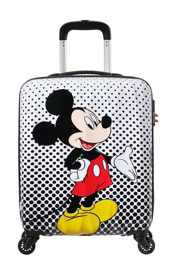 American Tourister Disney Legends Spinner Alfatwist 2.0 55cm Cabin Spinner | Mickey Polka Dot - KaryKase