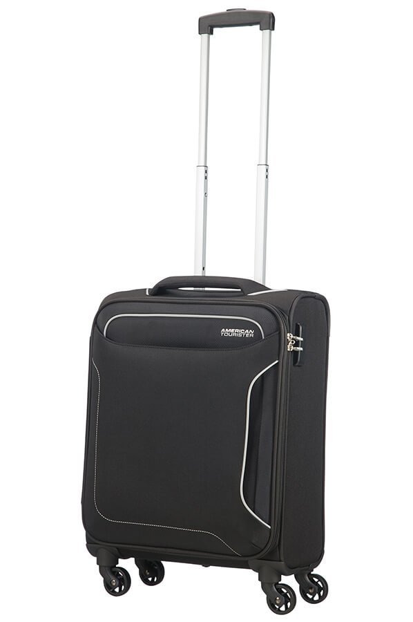 American Tourister Holiday Heat Spinner 55cm Cabin Spinner | Black - KaryKase