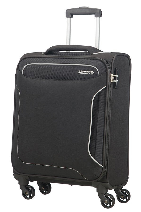 American Tourister Holiday Heat Spinner 55cm Cabin Spinner | Black - KaryKase