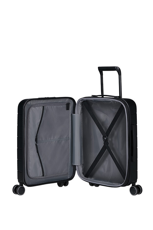 American Tourister Novastream 55cm Expandable Cabin Spinner - Laptop Compartment | Dark Slate - KaryKase