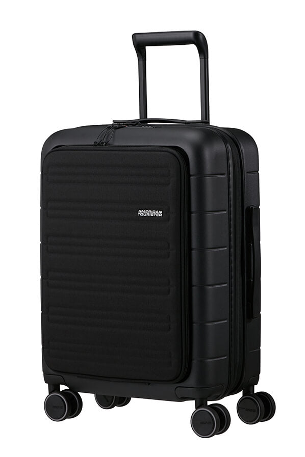 American Tourister Novastream 55cm Expandable Cabin Spinner - Laptop Compartment | Dark Slate - KaryKase