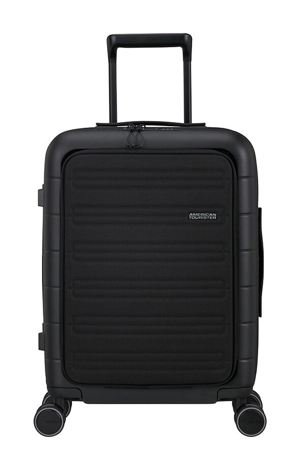 American Tourister Novastream 55cm Expandable Cabin Spinner - Laptop Compartment | Dark Slate - KaryKase