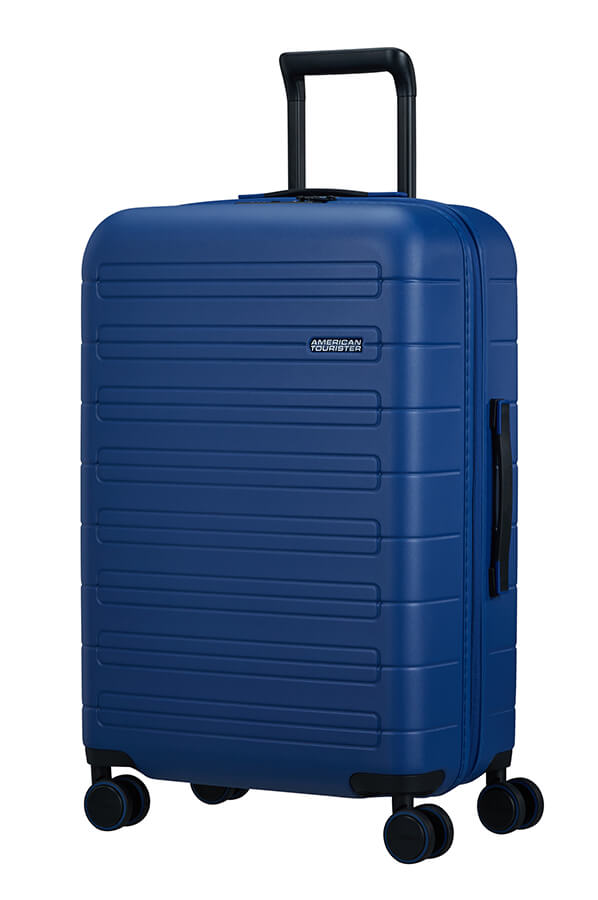 American Tourister Novastream 67cm Expandable Medium Spinner | Navy Blue - KaryKase