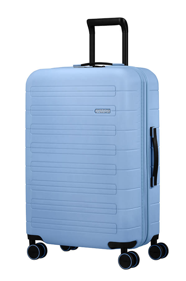 American Tourister Novastream 67cm Expandable Medium Spinner | Pastel Blue - KaryKase