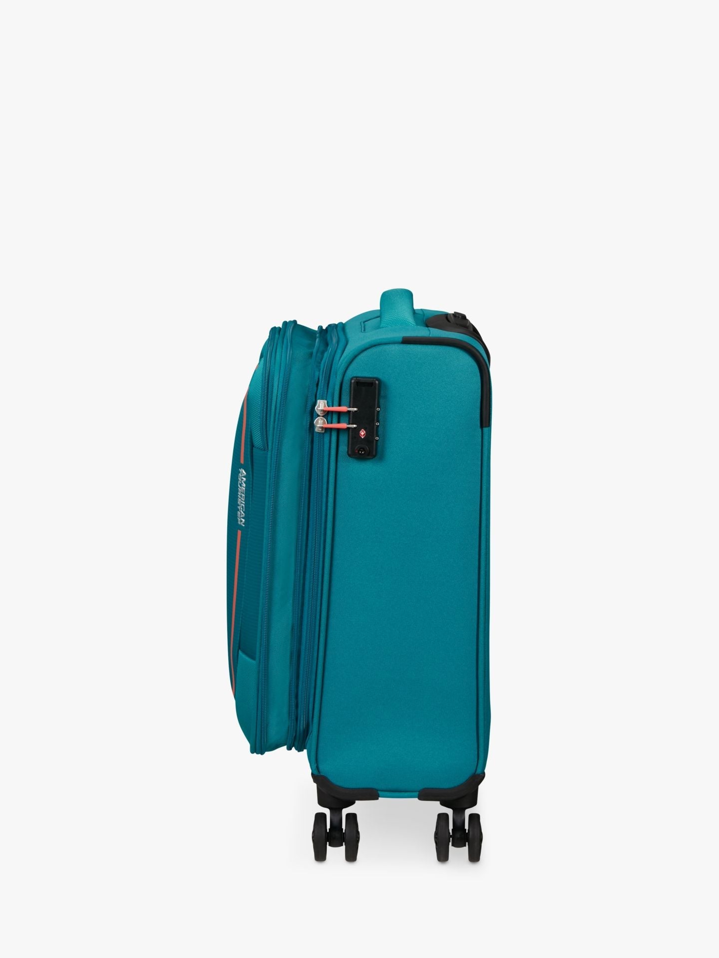 American Tourister Pulsonic 55cm Cabin Spinner - Expandable | Stone Teal - KaryKase