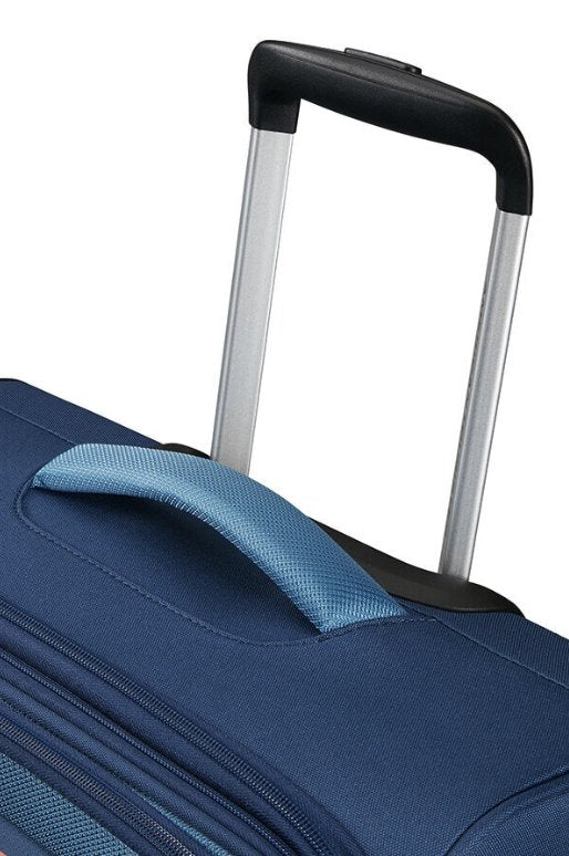 American Tourister Pulsonic 68cm Medium Spinner - Expandable | Combat Navy - KaryKase