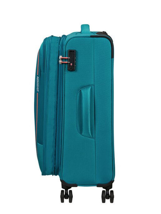 American Tourister Pulsonic 68cm Medium Spinner - Expandable | Stone Teal - KaryKase