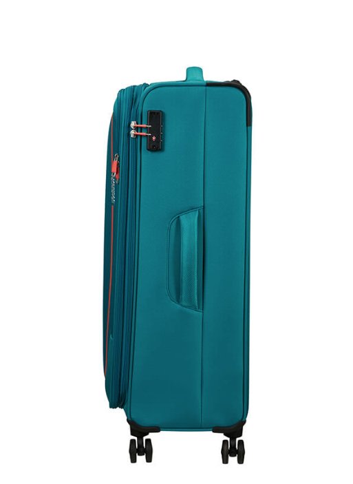American Tourister Pulsonic 81cm Large Spinner - Expandable | Stone Teal - KaryKase