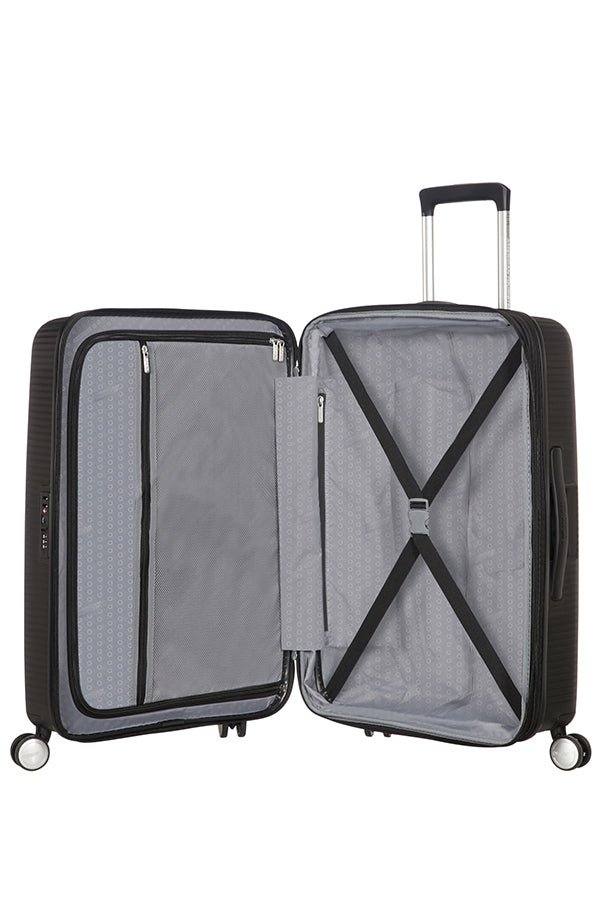 American Tourister Soundbox 3 Piece Luggage Set - Expandable | Bass Black - KaryKase