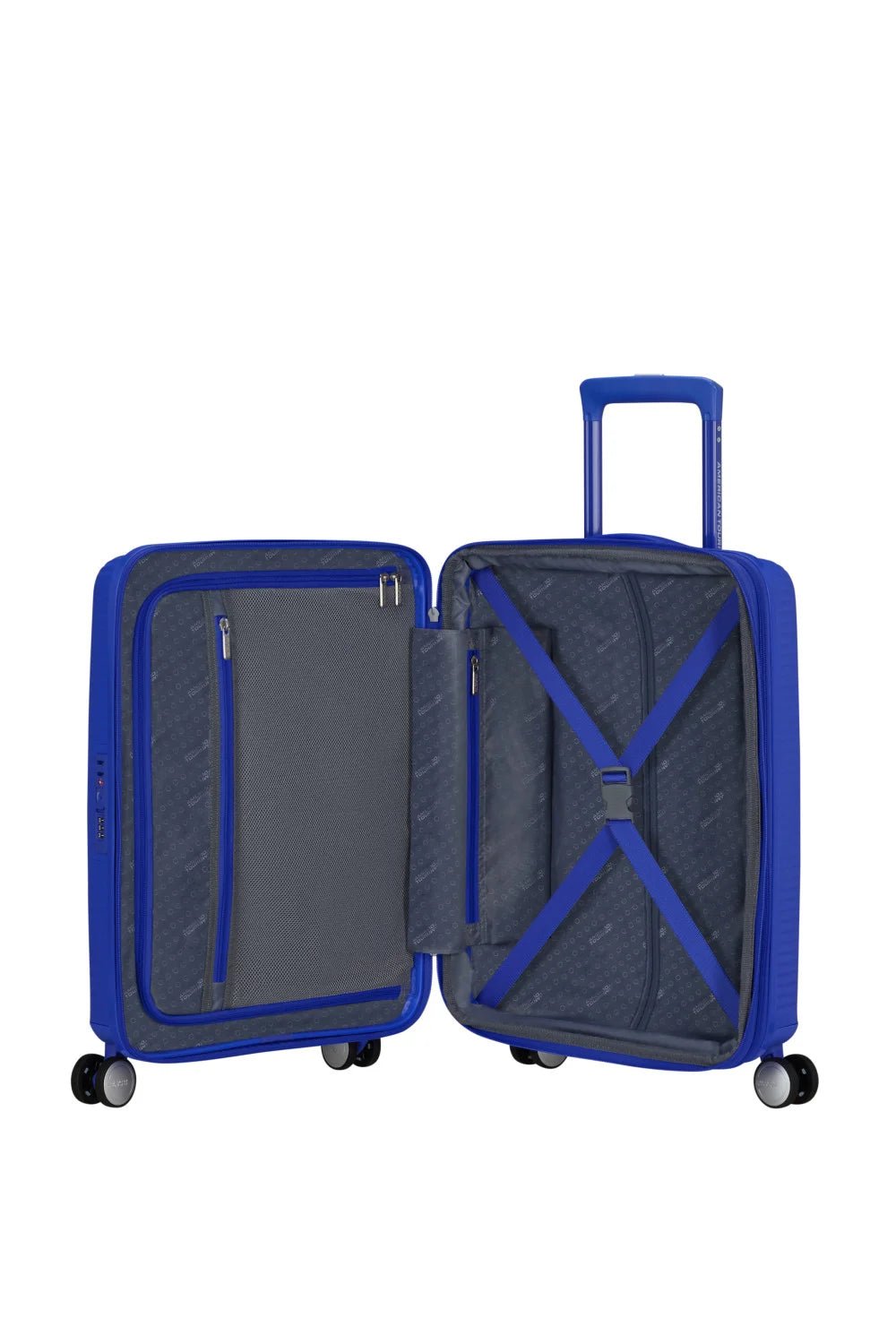 American Tourister Soundbox 55cm Cabin Spinner - Expandable | Cobalt Blue - KaryKase