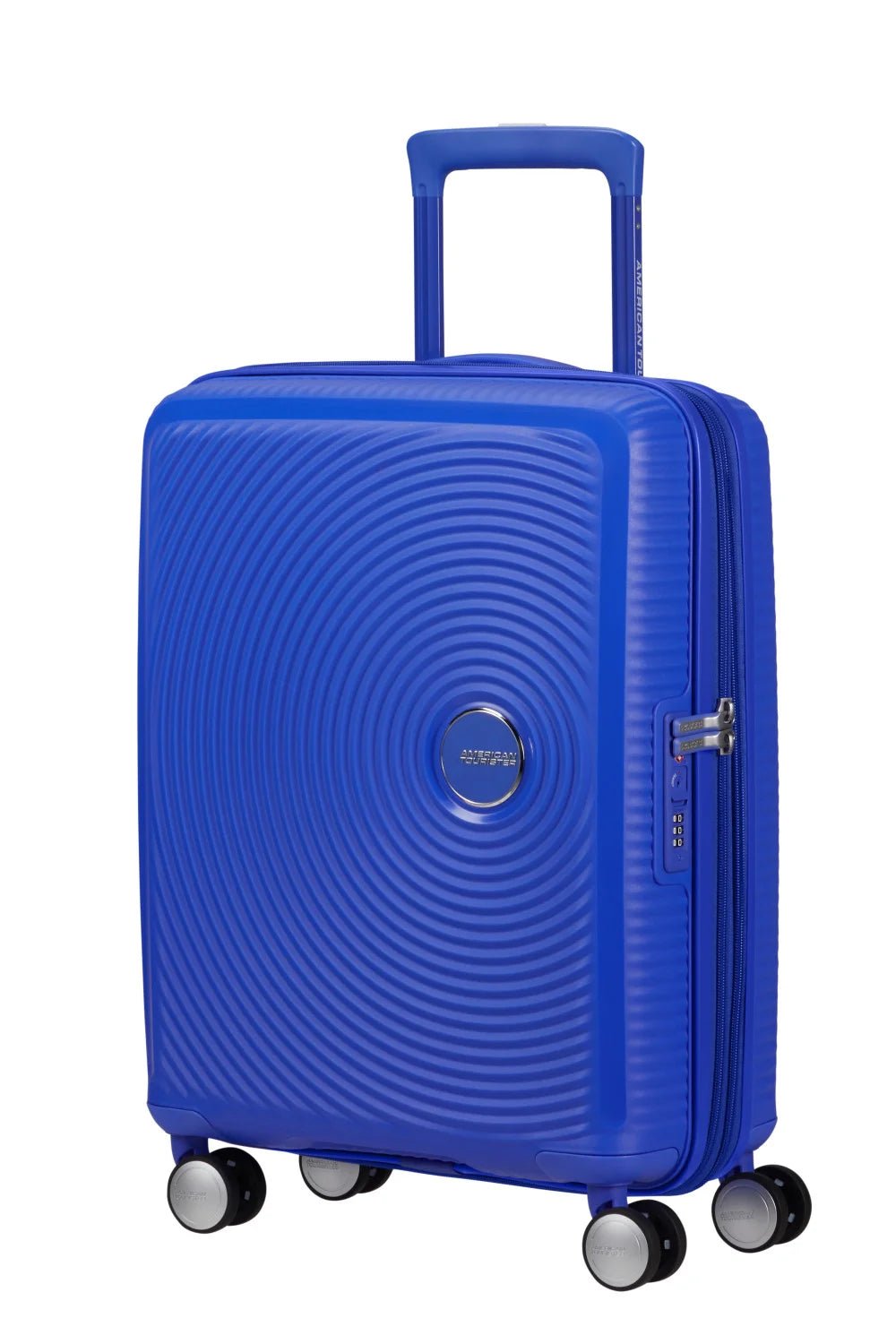 American Tourister Soundbox 55cm Cabin Spinner - Expandable | Cobalt Blue - KaryKase