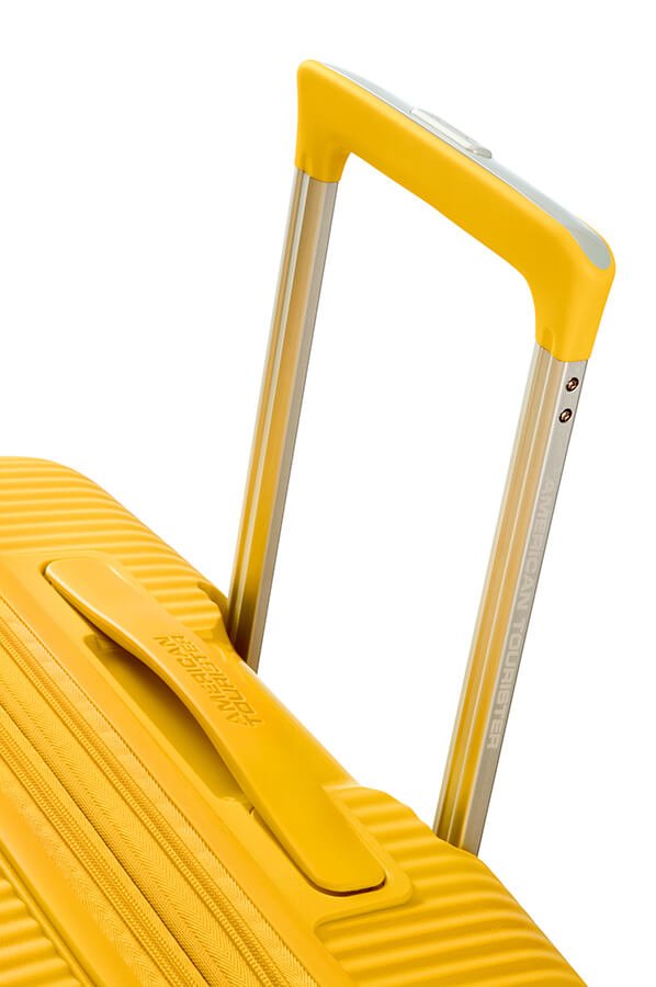 American Tourister Soundbox 55cm Cabin Spinner - Expandable | Golden/Yellow - KaryKase