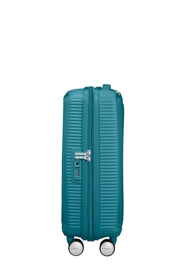 American Tourister Soundbox 55cm Cabin Spinner - Expandable | Jade Green - KaryKase