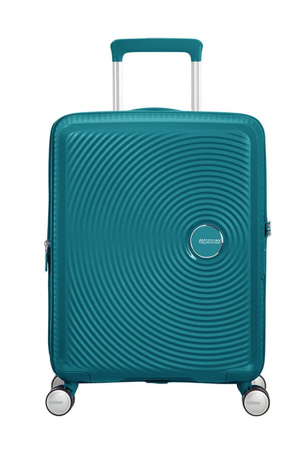 American Tourister Soundbox 55cm Cabin Spinner - Expandable | Jade Green - KaryKase