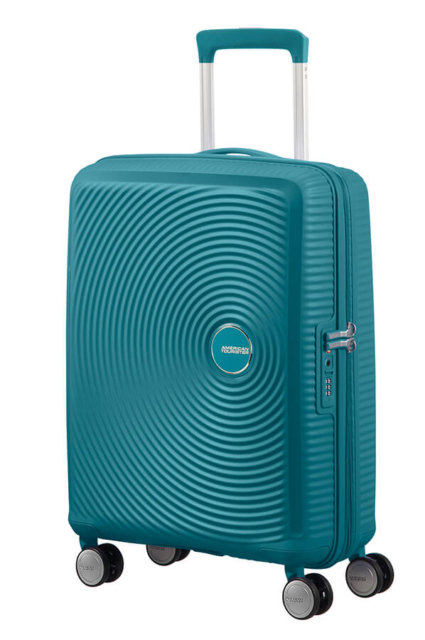 American Tourister Soundbox 55cm Cabin Spinner - Expandable | Jade Green - KaryKase