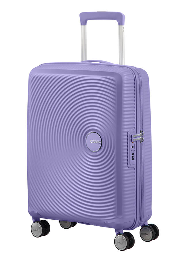 American Tourister Soundbox 55cm Cabin Spinner - Expandable | Lavender - KaryKase