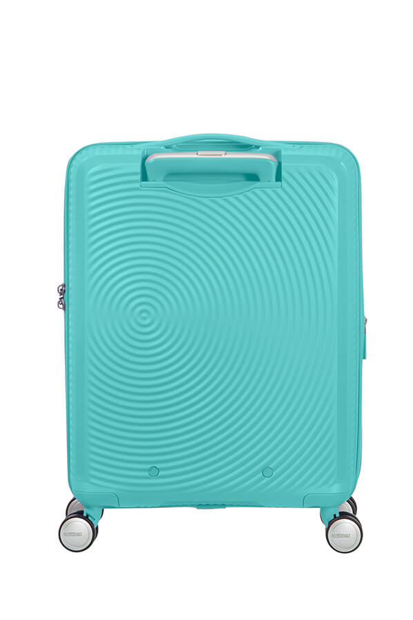 American Tourister Soundbox 55cm Cabin Spinner - Expandable | Poolside Blue - KaryKase