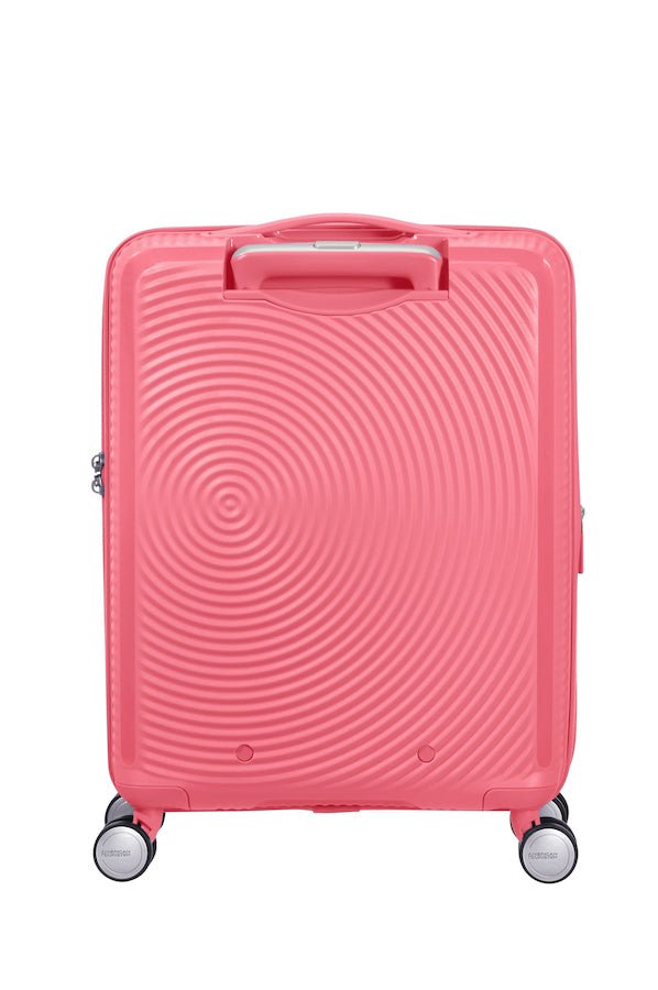 American Tourister Soundbox 55cm Cabin Spinner - Expandable | Sun Kissed Coral - KaryKase