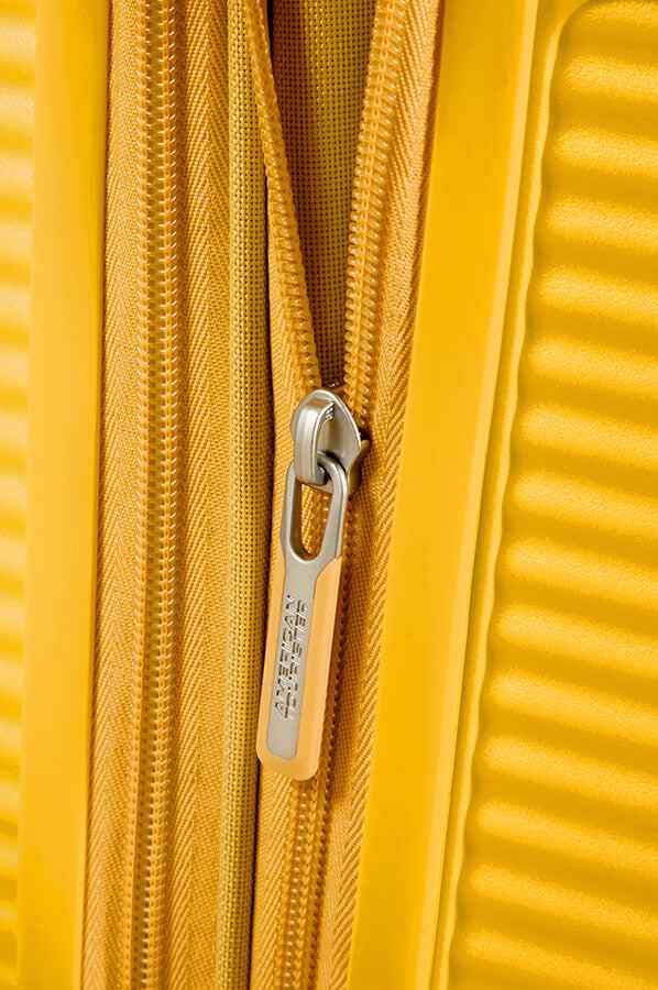 American Tourister Soundbox 67cm Medium Spinner - Expandable | Golden/Yellow - KaryKase