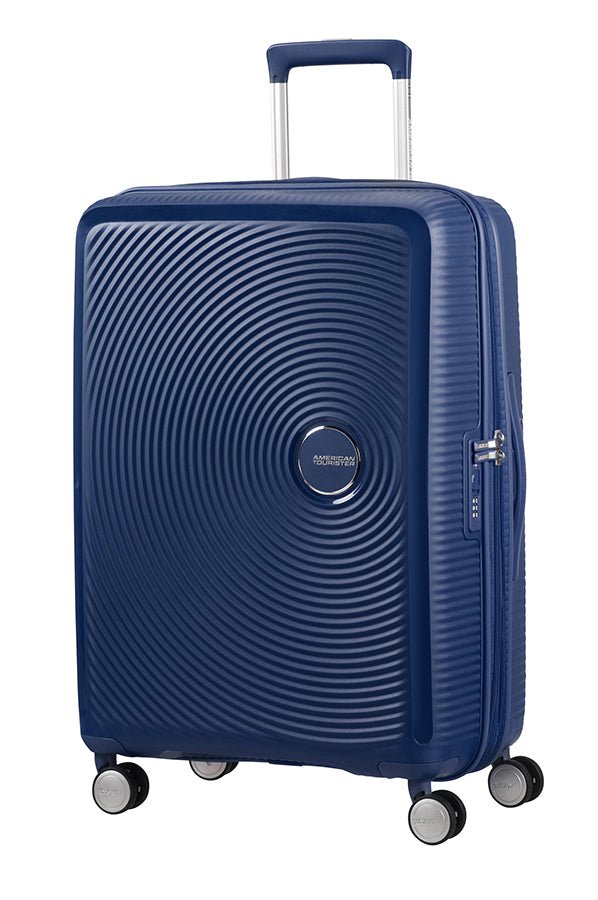 American Tourister Soundbox 67cm Medium Spinner - Expandable | Midnight Navy - KaryKase