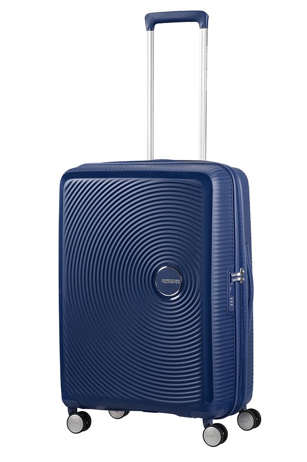 American Tourister Soundbox 67cm Medium Spinner - Expandable | Midnight Navy - KaryKase