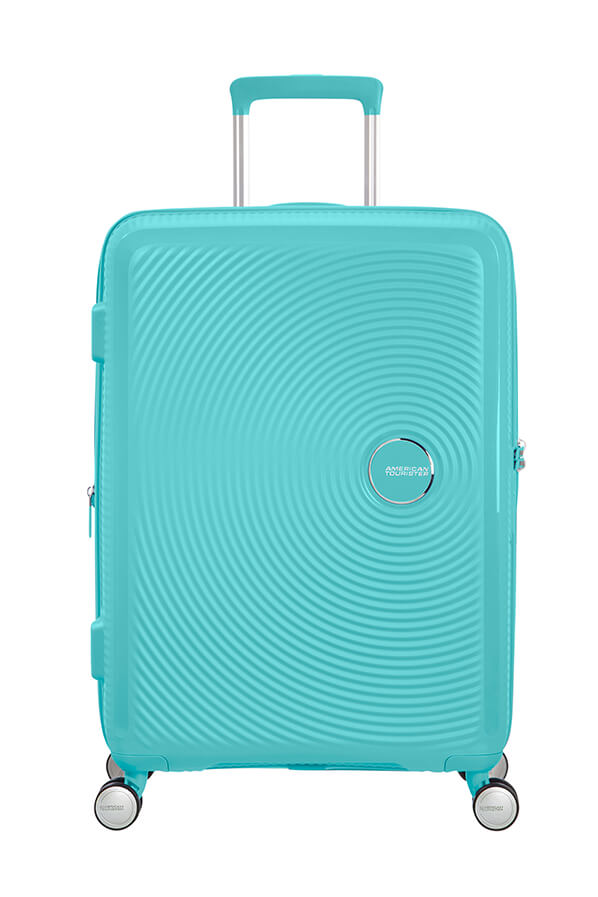 American Tourister Soundbox 67cm Medium Spinner - Expandable | Poolside Blue - KaryKase