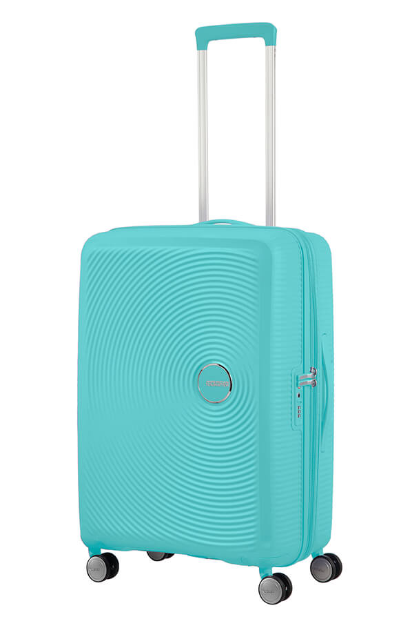 American Tourister Soundbox 67cm Medium Spinner - Expandable | Poolside Blue - KaryKase